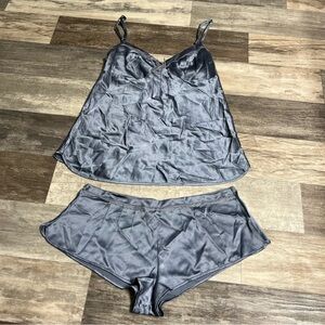 Victoria’s Secret Angels blue silky 2-piece lingerie set